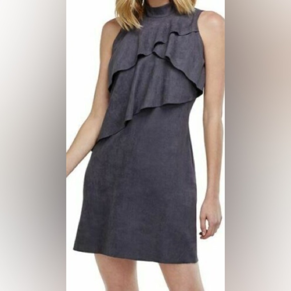 Super Cute Mudpie Faux Suede Dress - Picture 5 of 9